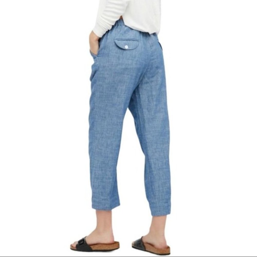 FREE people chambray linen pull on pants womens XS